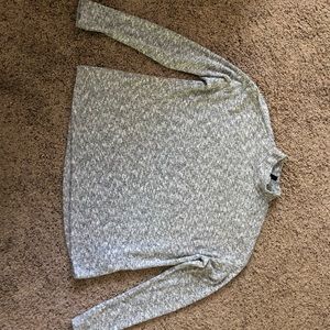 Grey turtleneck sweater